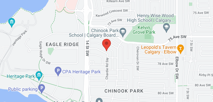 map of 7836 CHARDIE RD SW